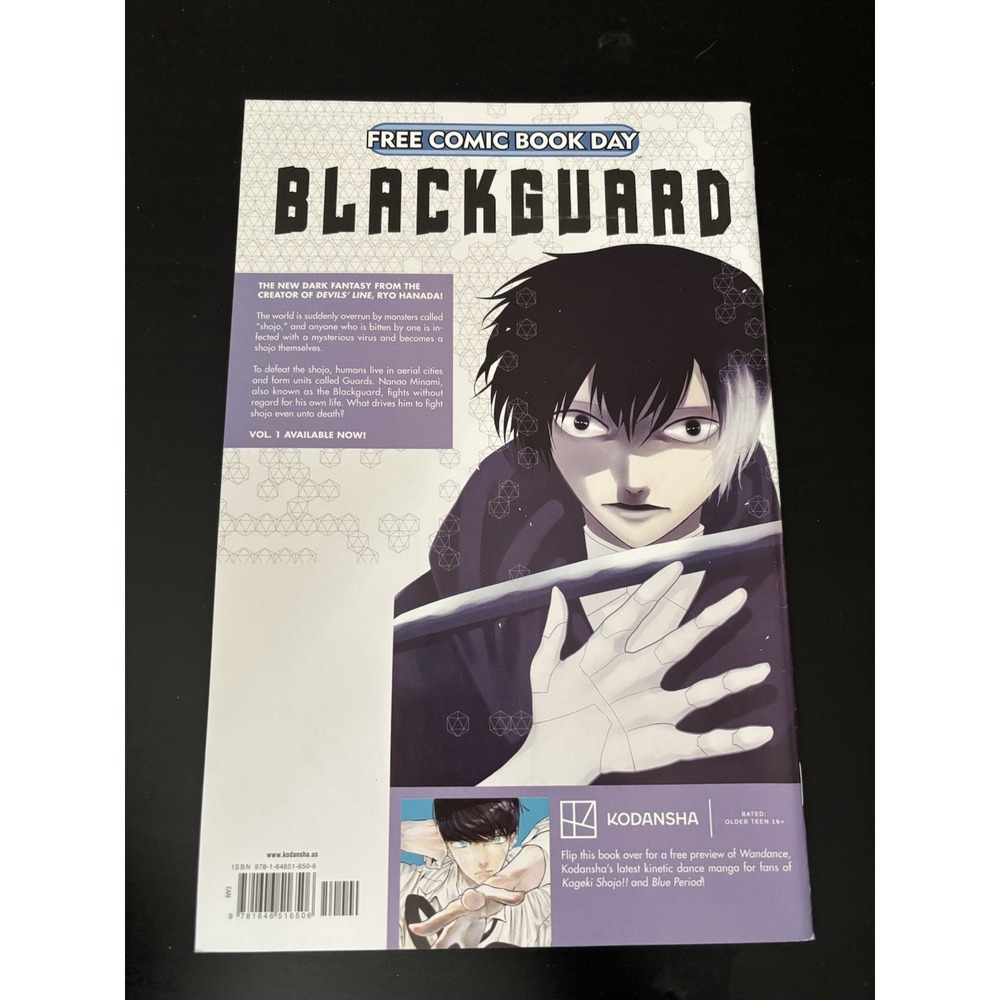 Blackguard - Wandance (2022) #1 - FCBD‎ Comic Book - From Kondasha Comics